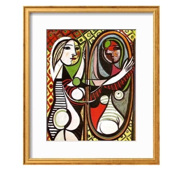 Girl Before a Mirror, c.1932 by Pablo Picasso - Picture 1 of 6